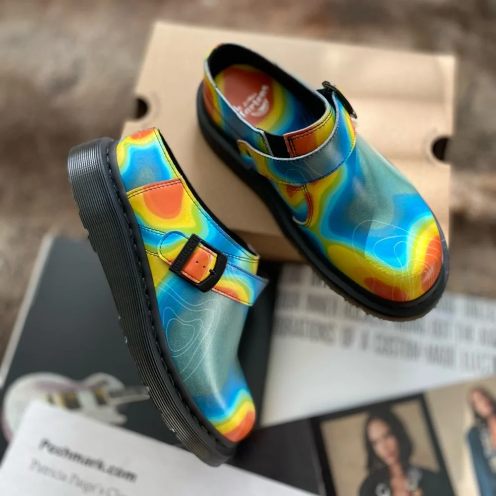 Dr. Martens Colorful Wave Mules - Picture 1 of 16